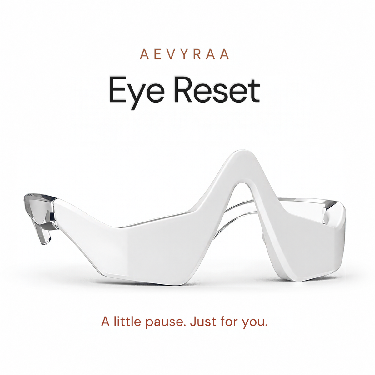 Aevyraa Eye Reset white wearable under-eye device