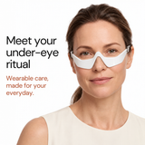 Eye Reset worn under the eyes