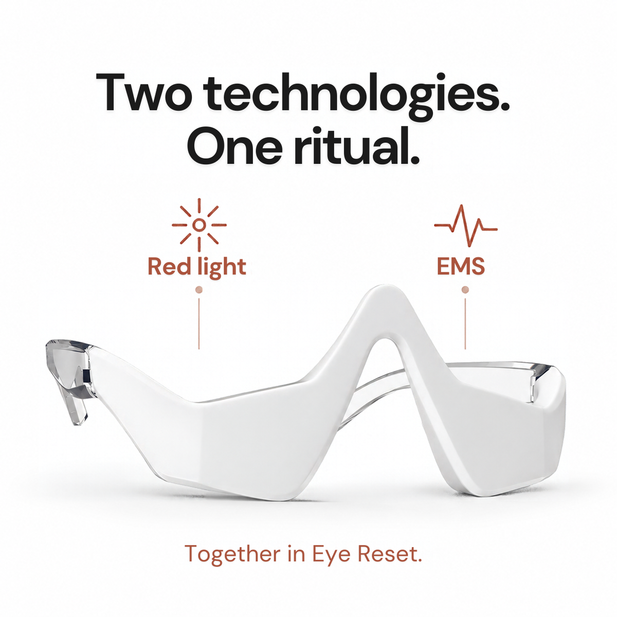 Eye Reset red light and EMS technology