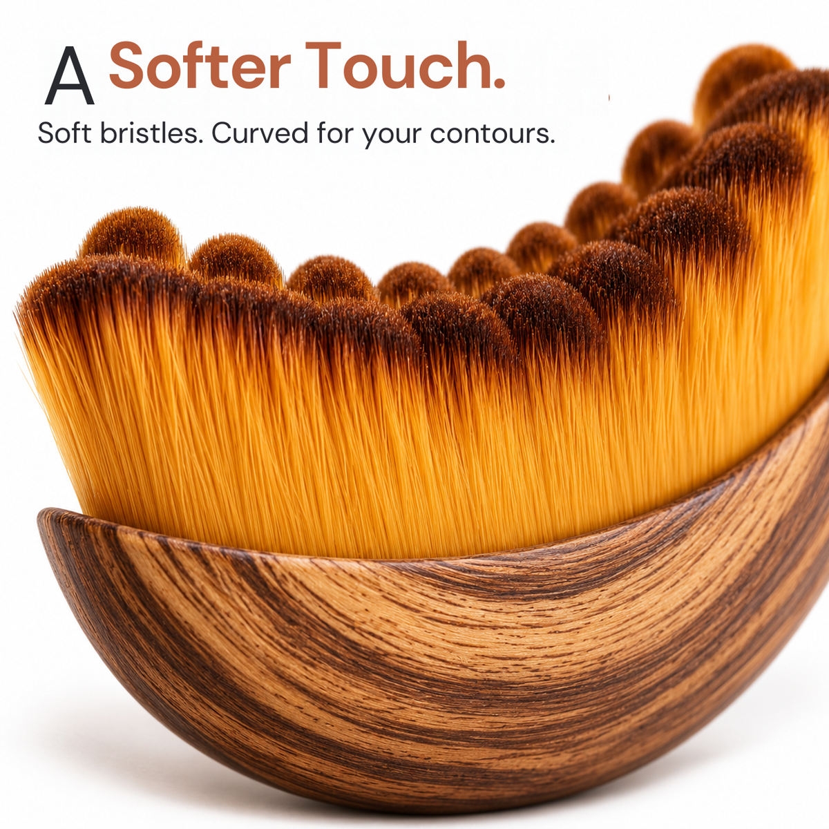 Aevyraa Soft Reset Contour Brush — bristles