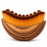 Aevyraa Soft Reset Contour Brush with curved ultra-soft bristles for gentle facial massage