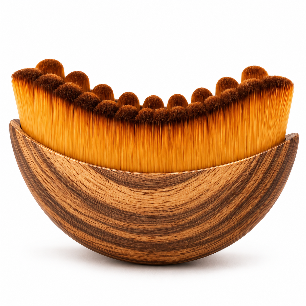 Aevyraa Soft Reset Contour Brush with curved ultra-soft bristles for gentle facial massage